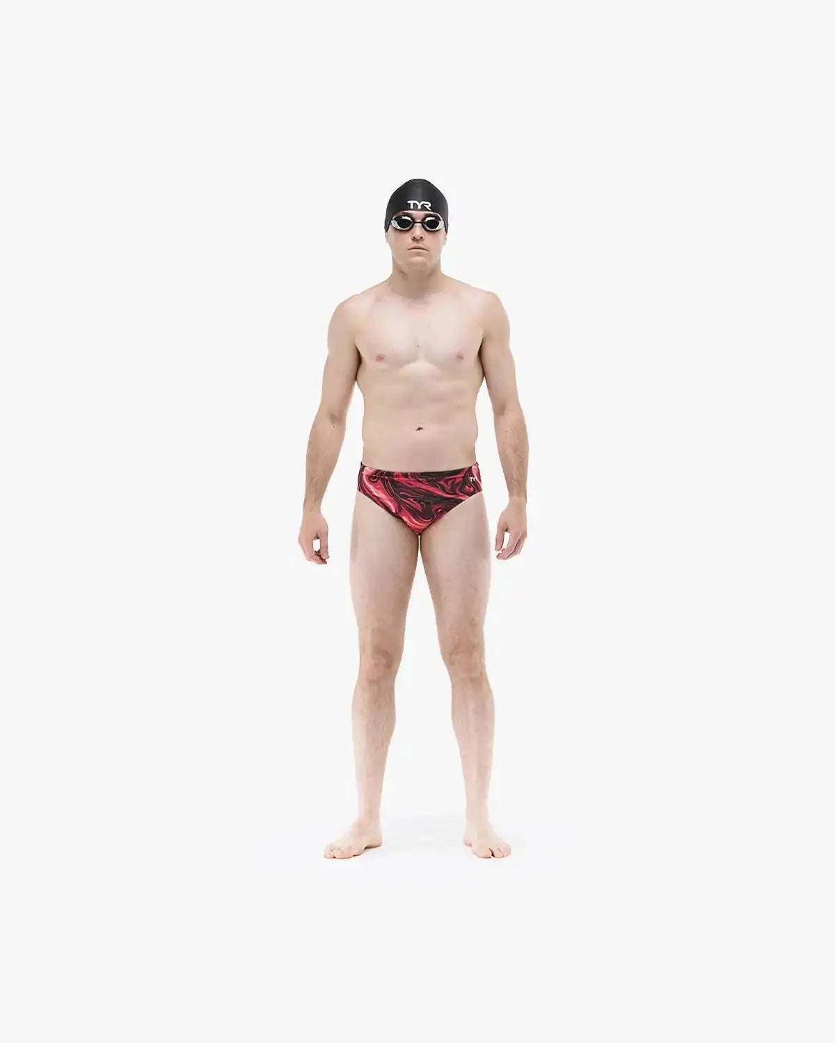 Men's Durafast Elite® Briefs - Olea / Red