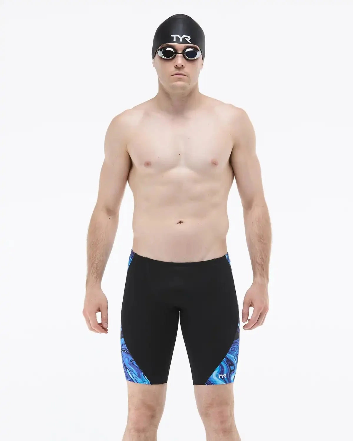 Men's Durafast Elite® Blade Splice Jammer - Olea / Blue