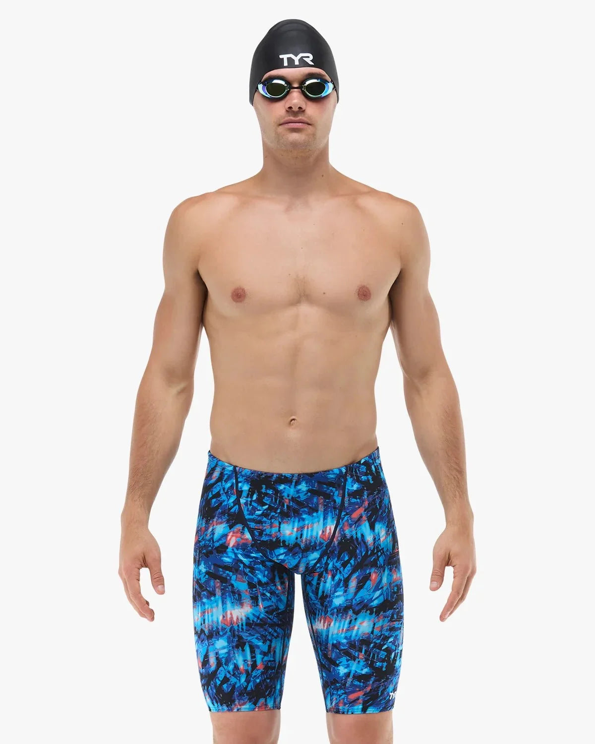 Men's Durafast Lite® Jammer - Seismo / Red, White, & Blue