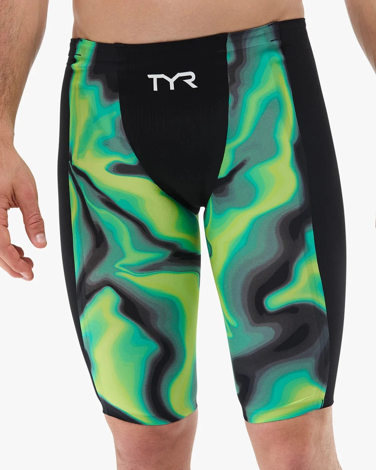 Men's Shockwave High Waist Jammer Tech Suit - Infrared / Volts