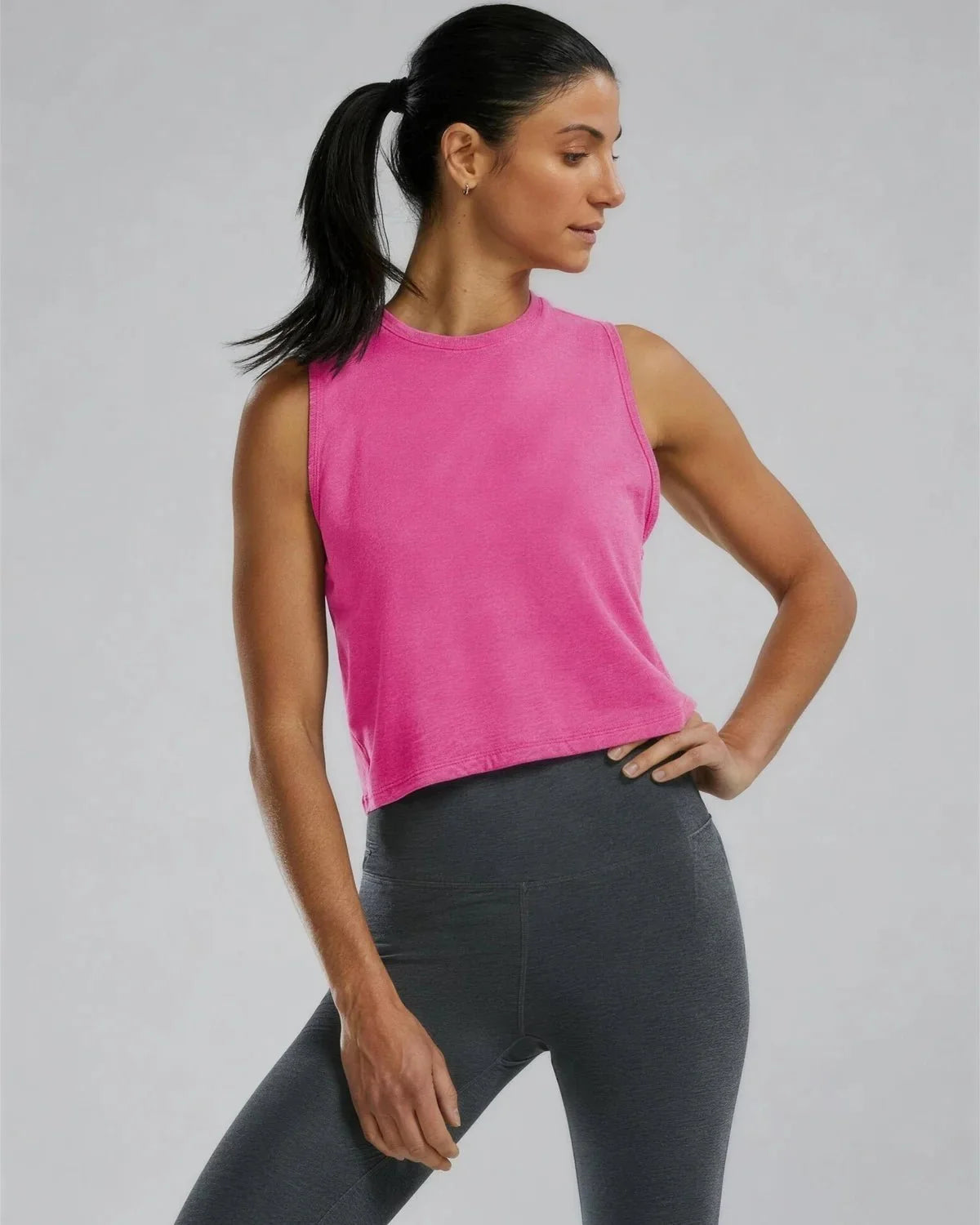 Women's Triblend Cropped Tank