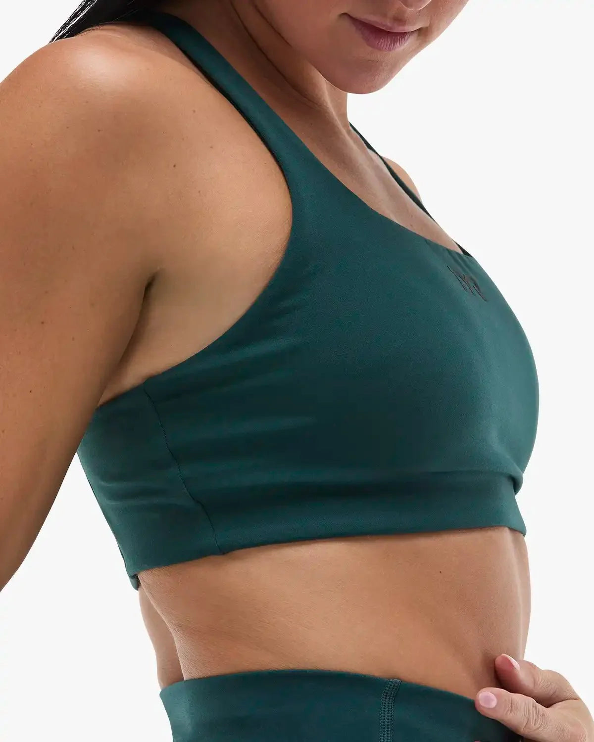 Women's Joule Elite™ Square Neck Sports Bra - Emerald