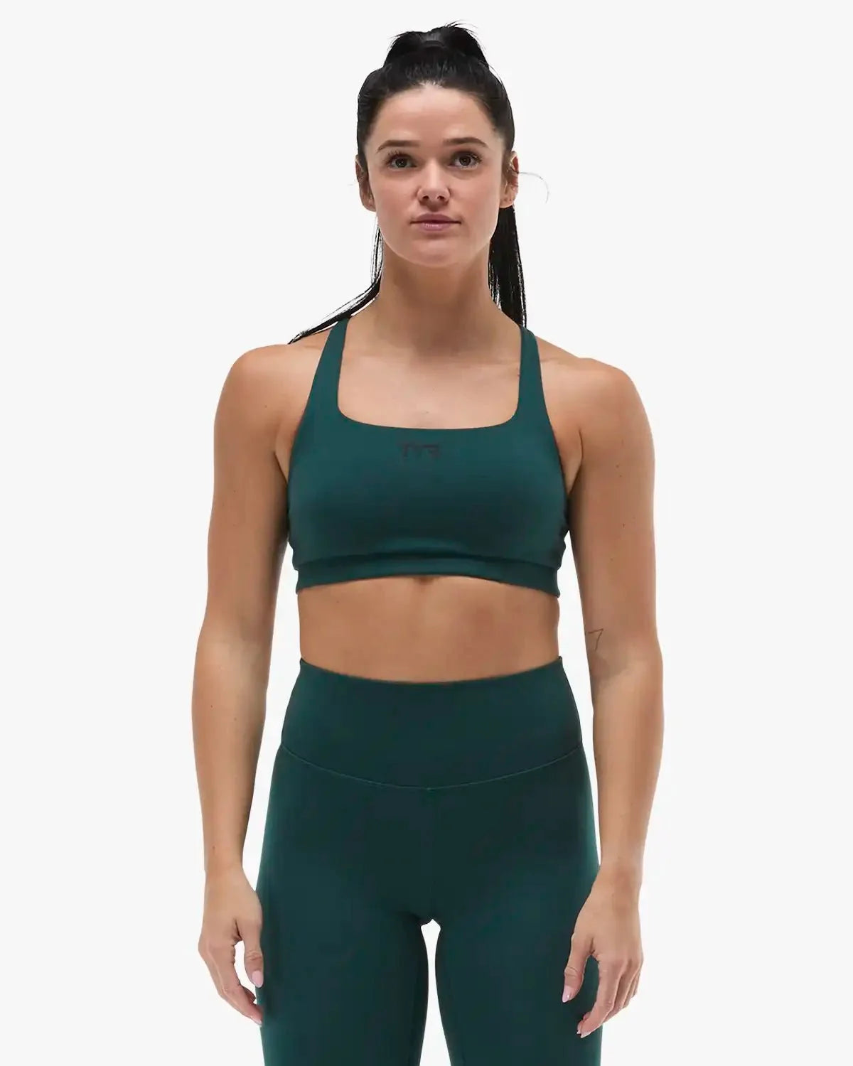 Women's Joule Elite™ Square Neck Sports Bra - Emerald