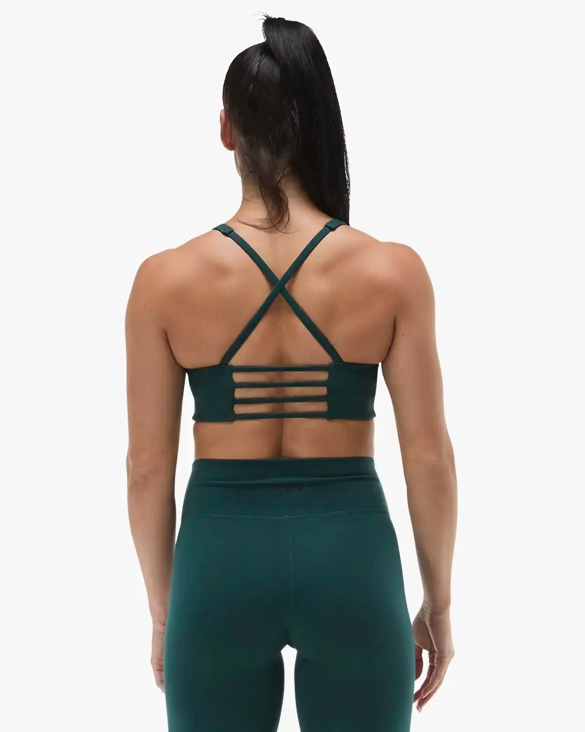 Women's Joule Elite™ Square Neck Sports Bra - Emerald