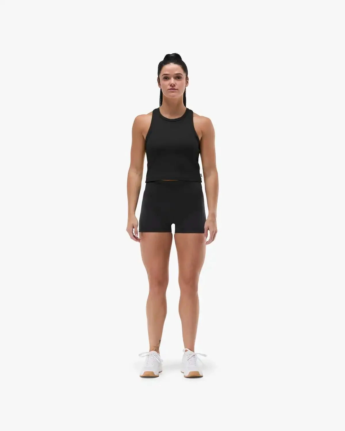 Women's Ribbed Tank - Black