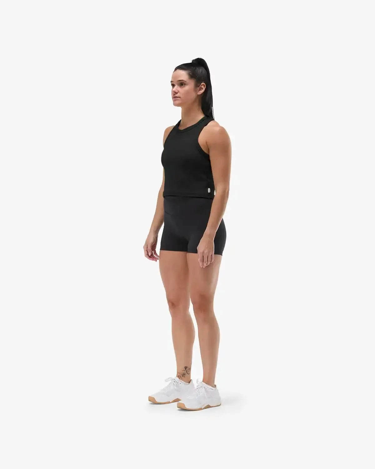 Women's Ribbed Tank - Black