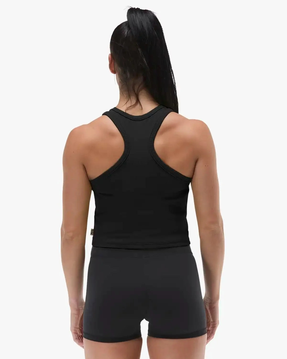 Women's Ribbed Tank - Black
