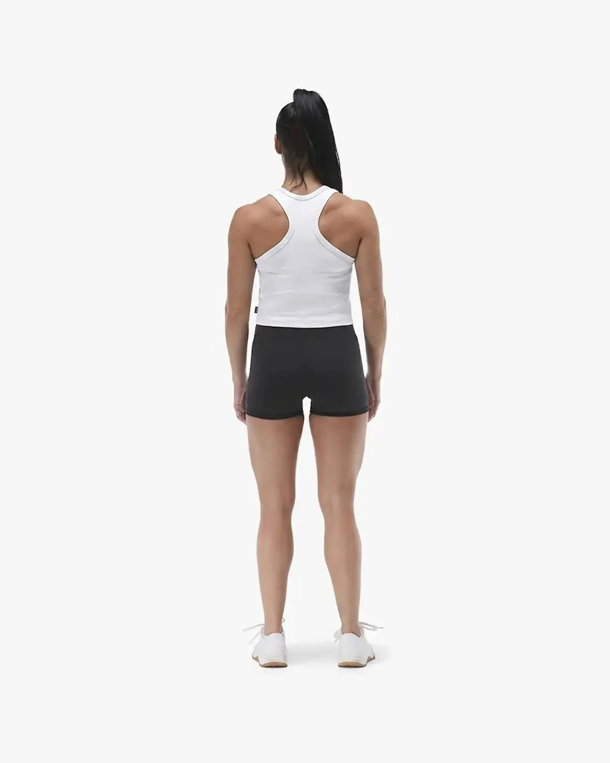Women's Ribbed Tank - White