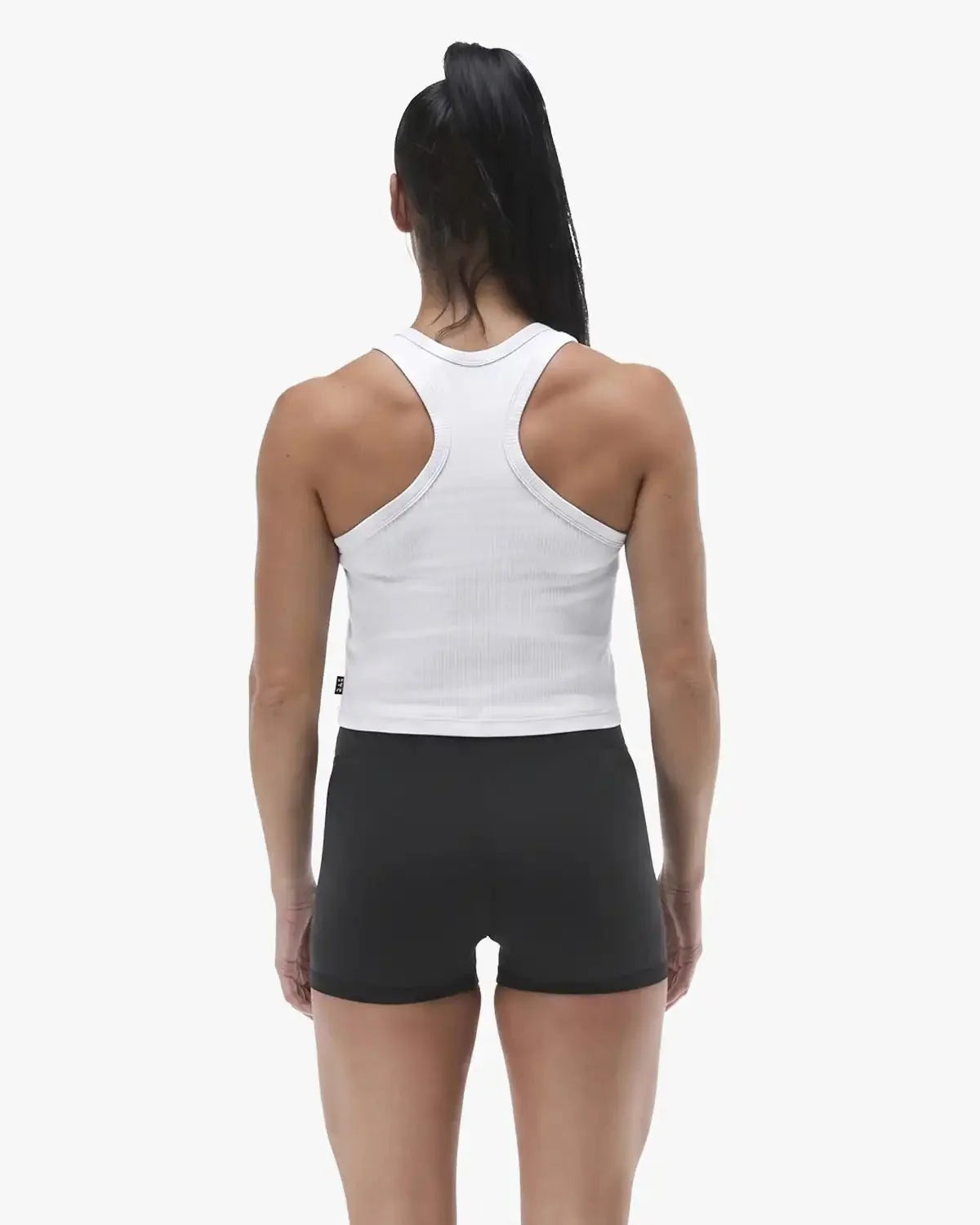 Women's Ribbed Tank - White