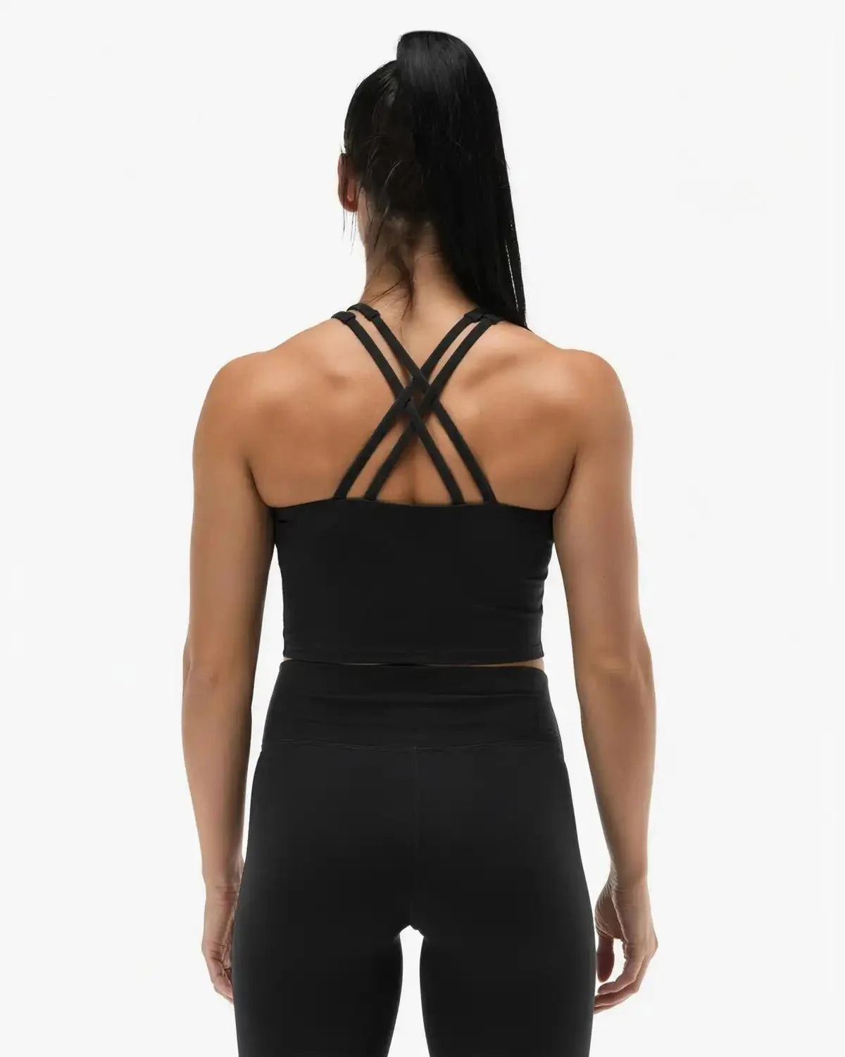 Women's Joule Elite™ Split Strap Sports Bra - Black