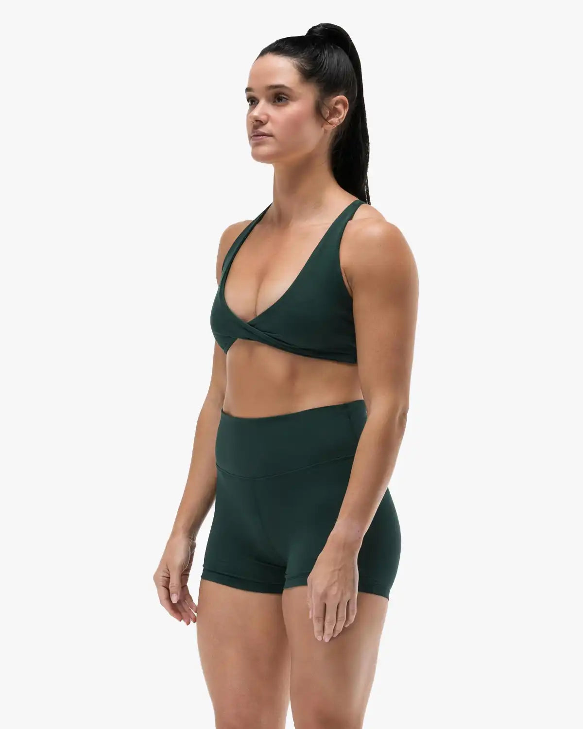 Women's Joule Elite™ Minimal Twist Sports Bra - Emerald