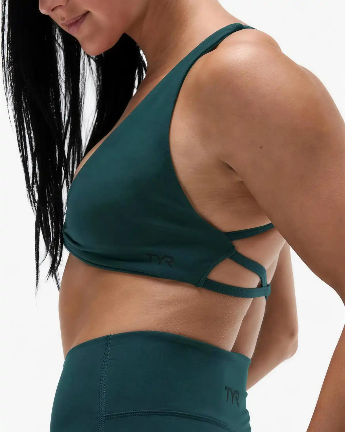Women's Joule Elite™ Minimal Twist Sports Bra - Emerald