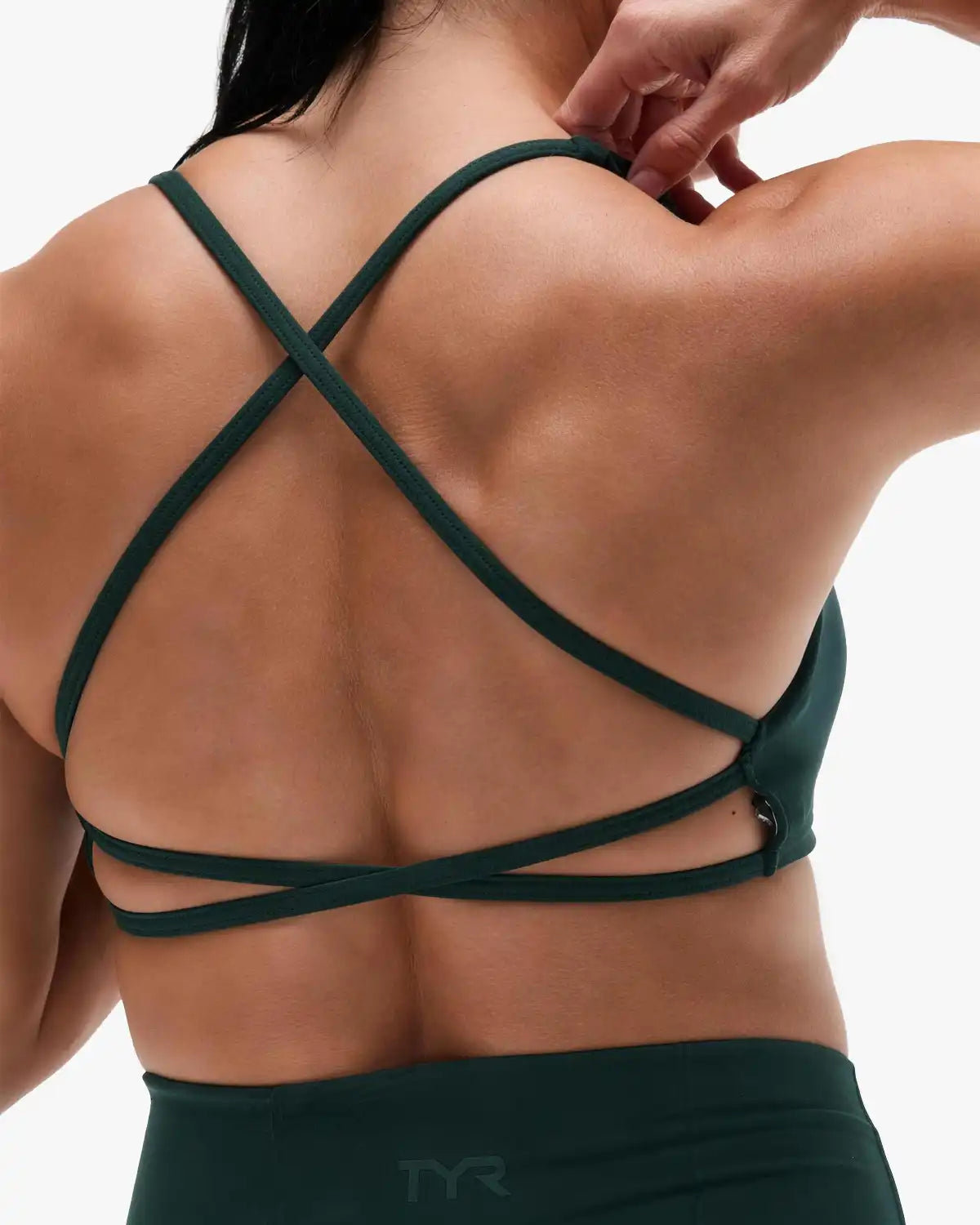Women's Joule Elite™ Minimal Twist Sports Bra - Emerald