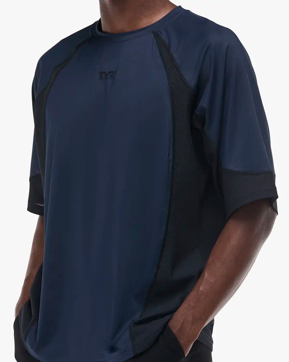 Men's Mixed Media Splice Tee