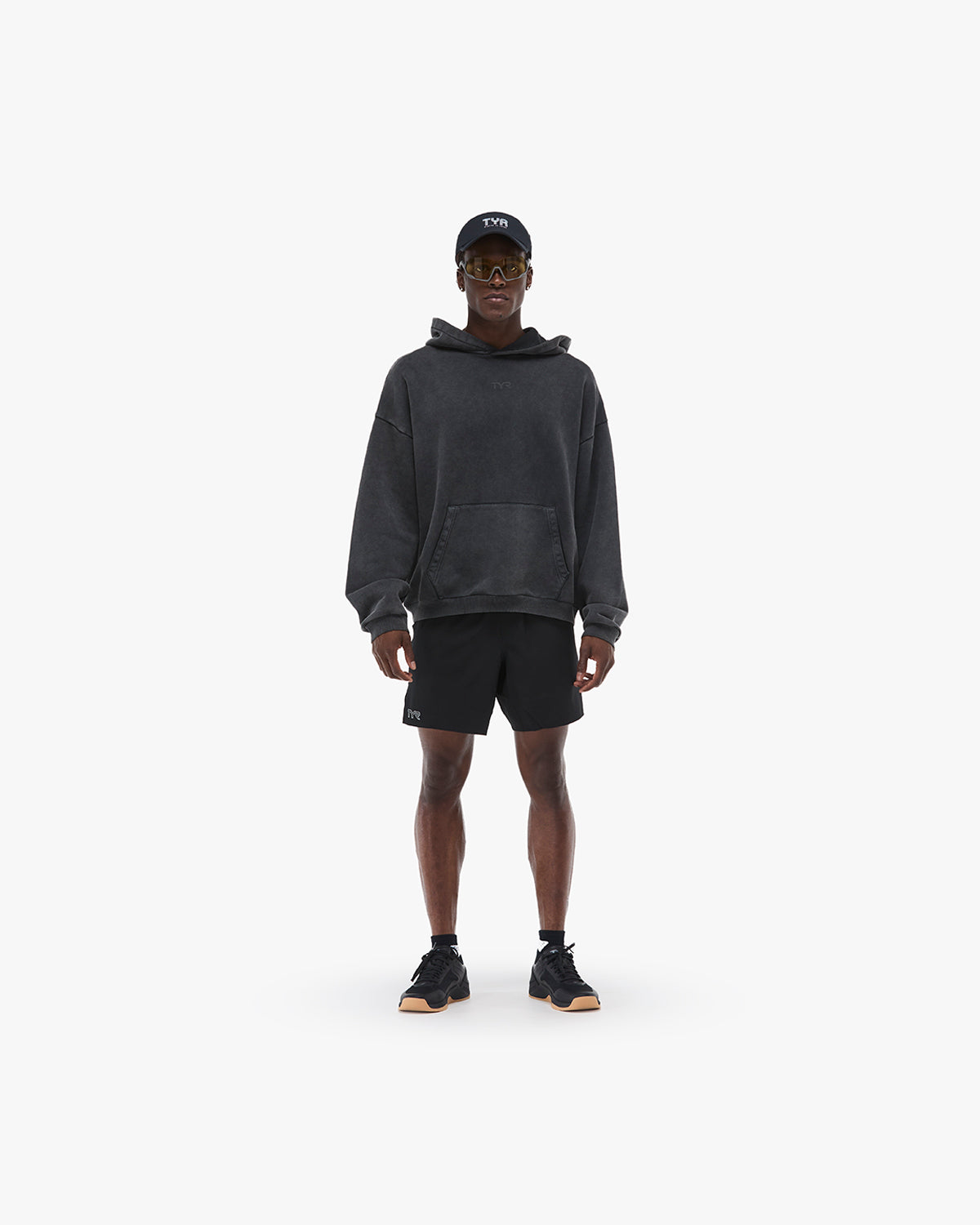 Men's Vintage Wash Oversized Pullover Hoodie - Garment Dyed