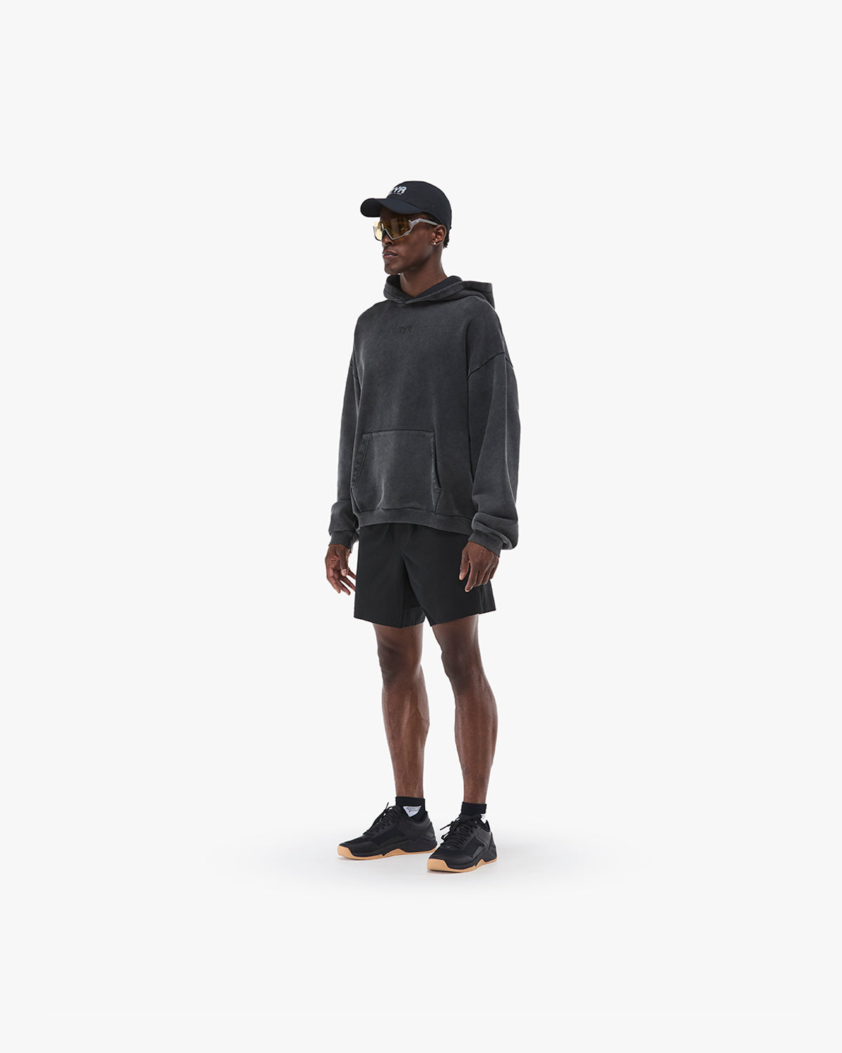 Men's Vintage Wash Oversized Pullover Hoodie - Garment Dyed