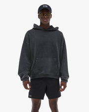 Men's Vintage Wash Oversized Pullover Hoodie - Garment Dyed