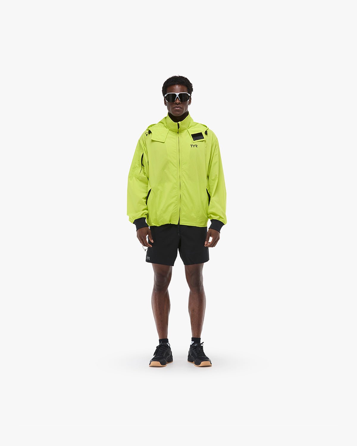 Men's Full Zip Windbreaker - Neon