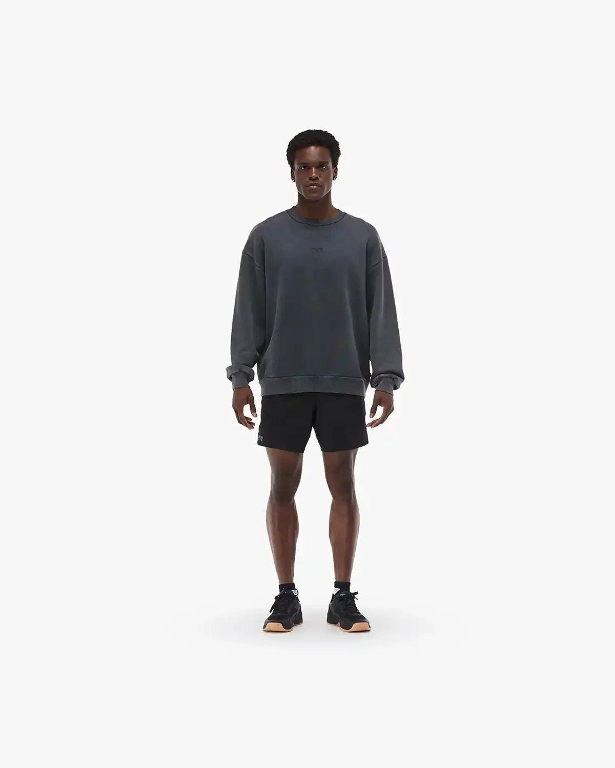 Men's TYR Puff Logo Crewneck - Black