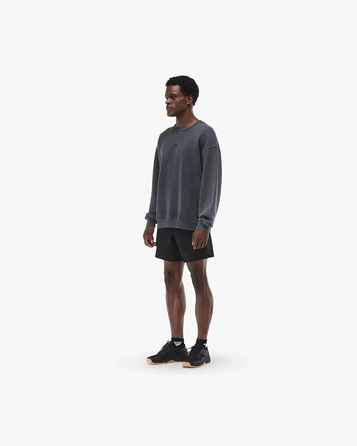 Men's TYR Puff Logo Crewneck - Black