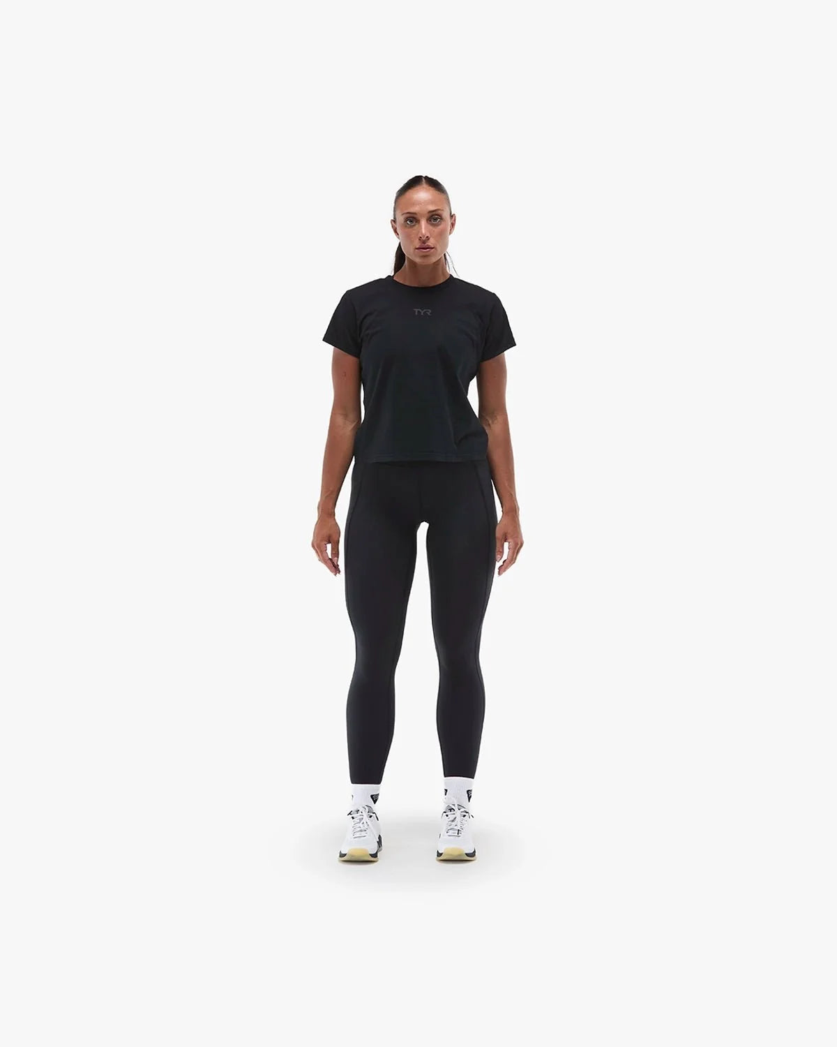 Women's Vintage Wash Midweight Tee - Black
