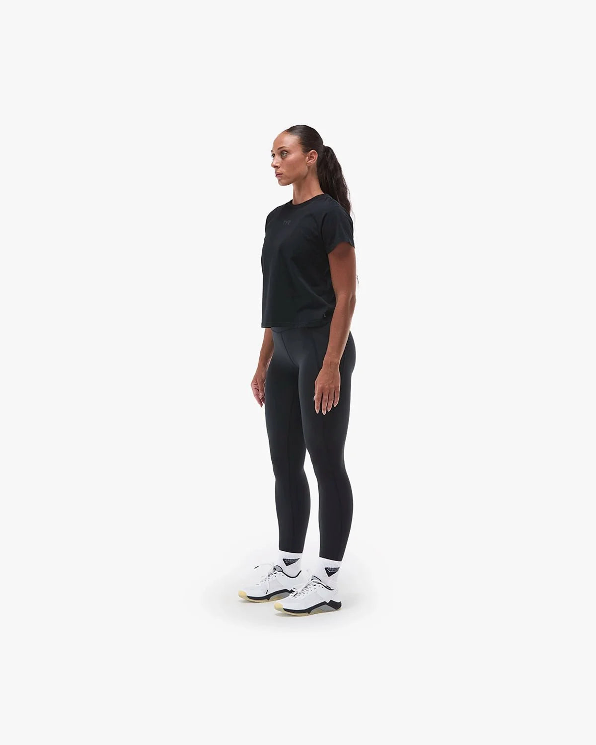 Women's Vintage Wash Midweight Tee - Black