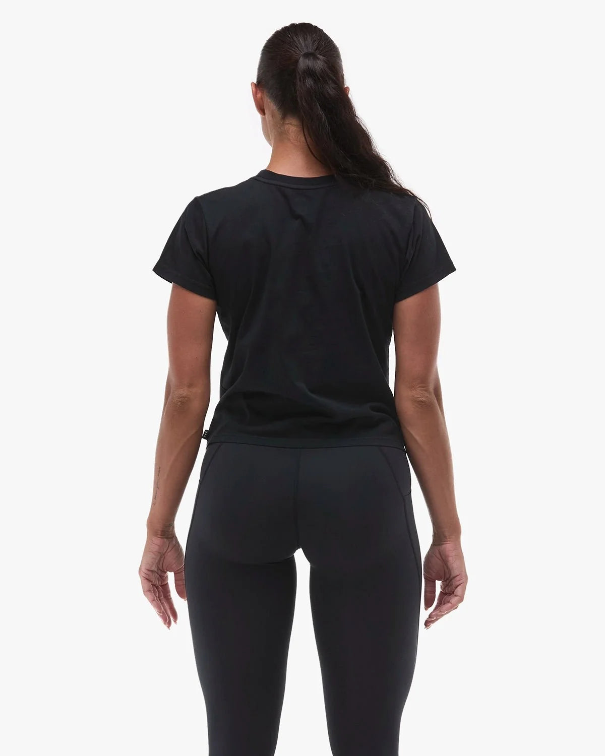 Women's Vintage Wash Midweight Tee - Black