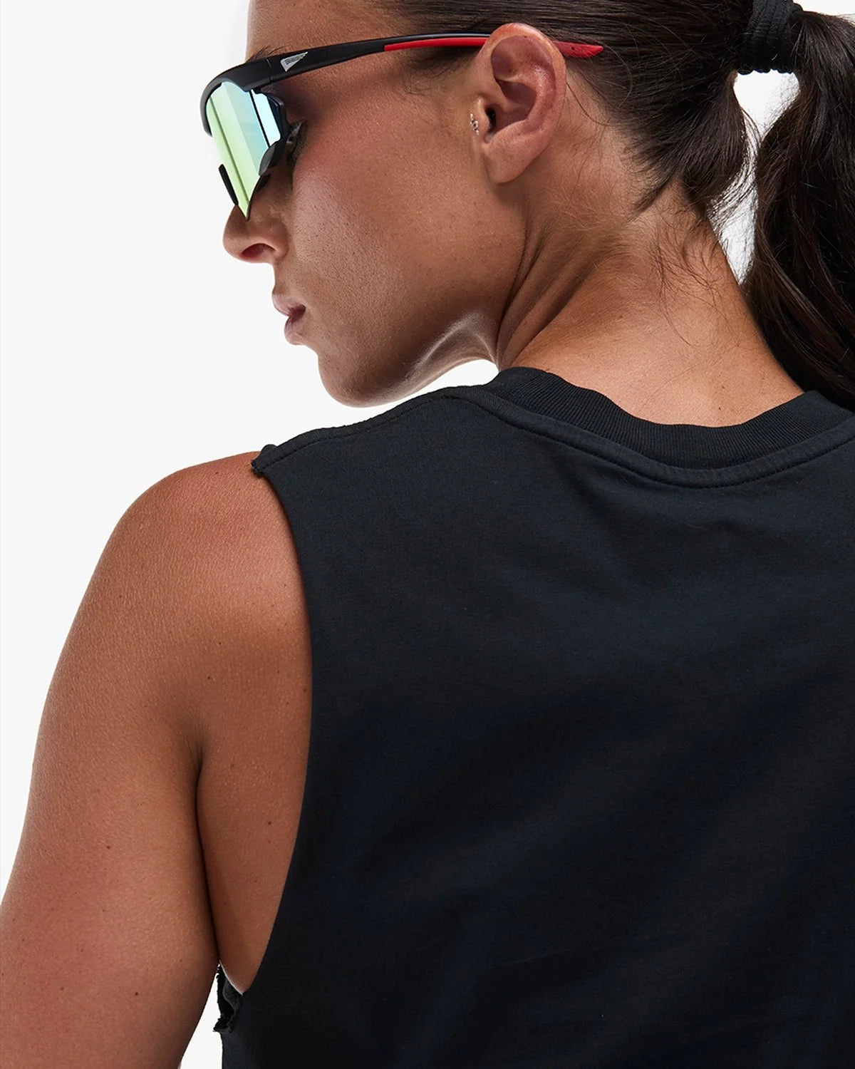 Women's Vintage Wash Heavyweight Muscle Tank - Black