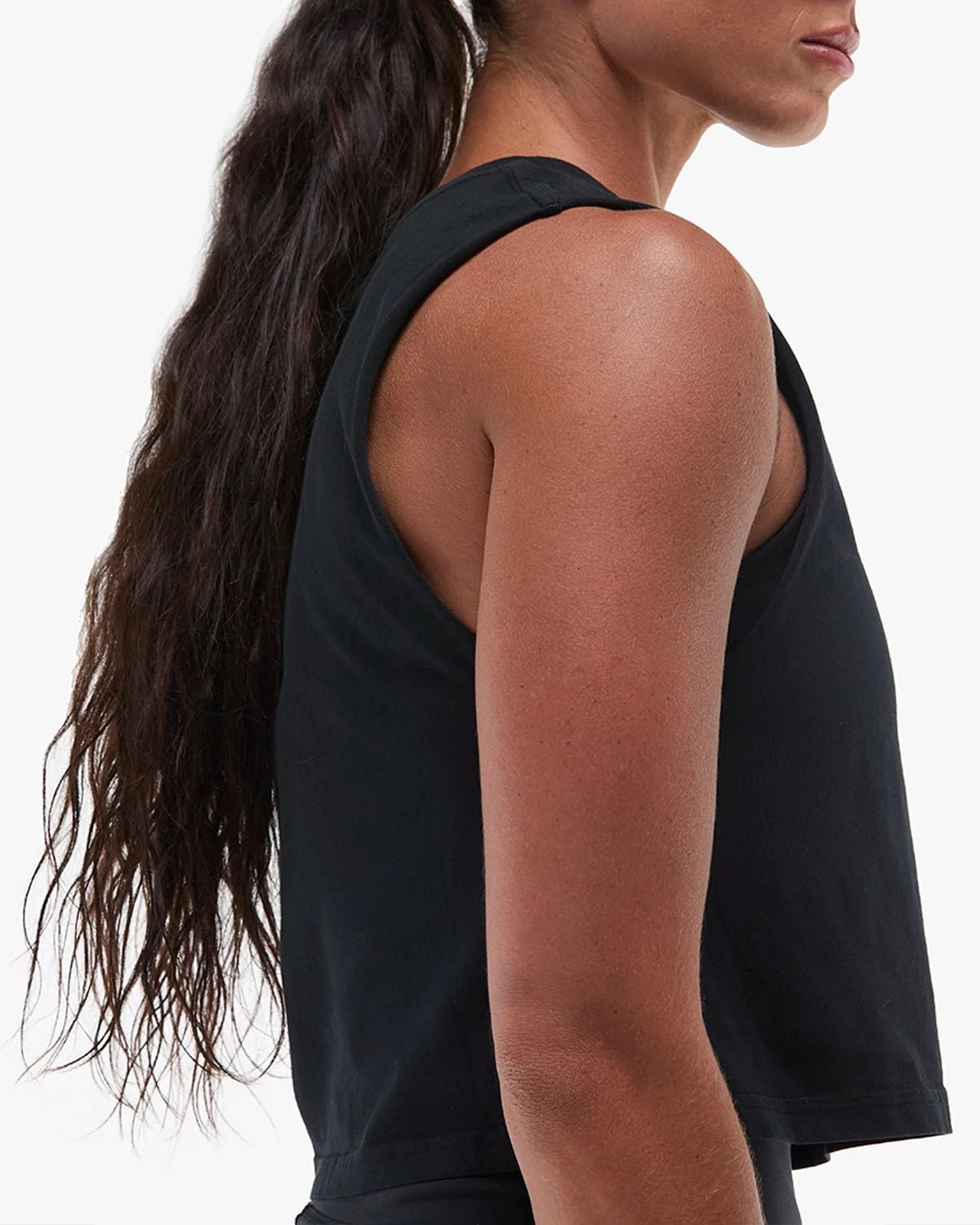 Women's Vintage Wash Heavyweight Muscle Tank - Black