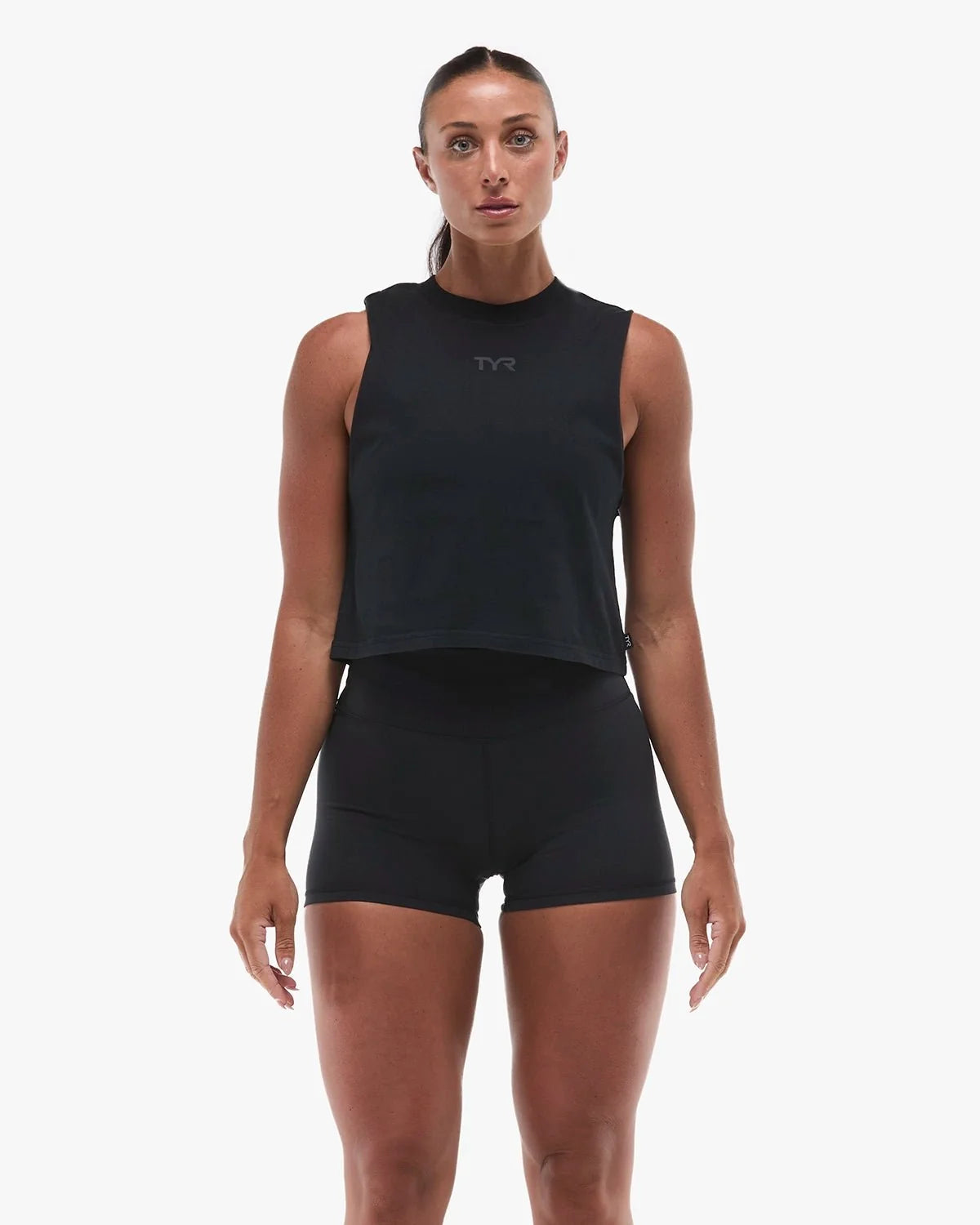 Women's Vintage Wash Heavyweight Muscle Tank - Black