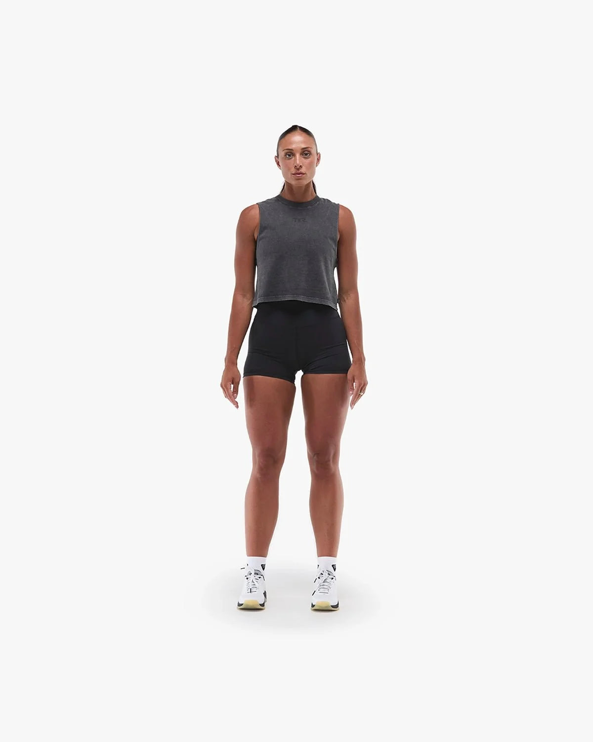 Women's Vintage Wash Heavyweight Muscle Tank - Gunmetal