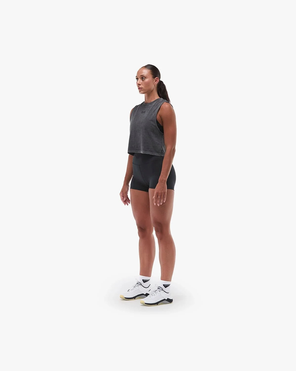 Women's Vintage Wash Heavyweight Muscle Tank - Gunmetal