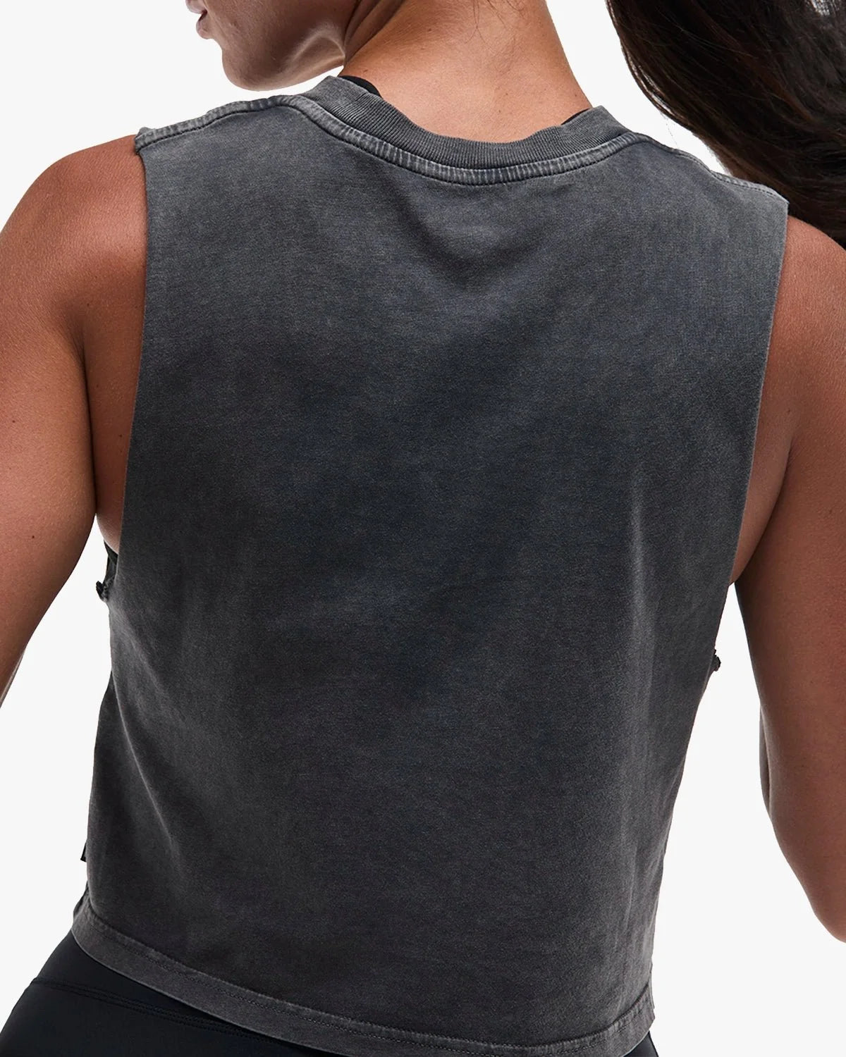 Women's Vintage Wash Heavyweight Muscle Tank - Gunmetal