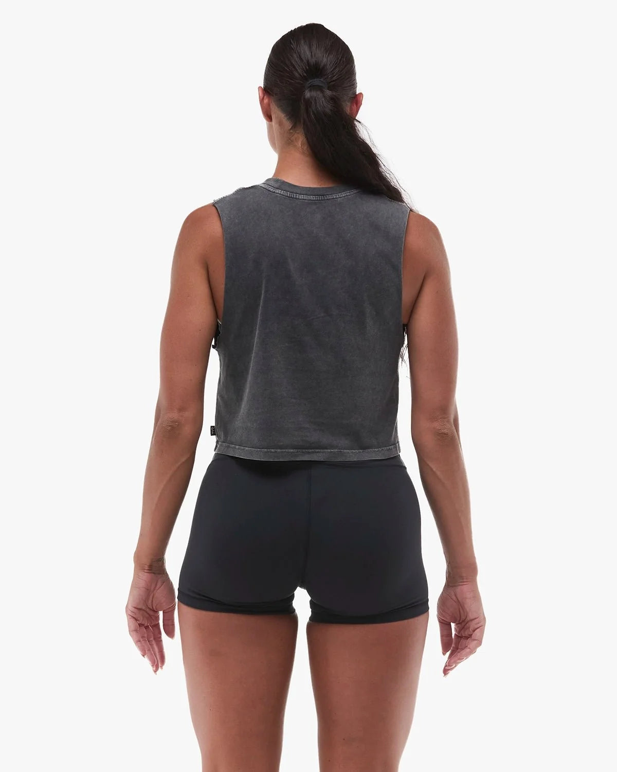 Women's Vintage Wash Heavyweight Muscle Tank - Gunmetal