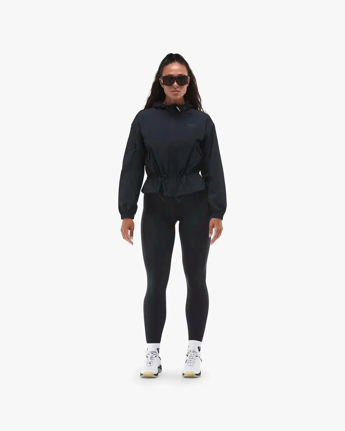 Women's Full Zip Windbreaker - Black