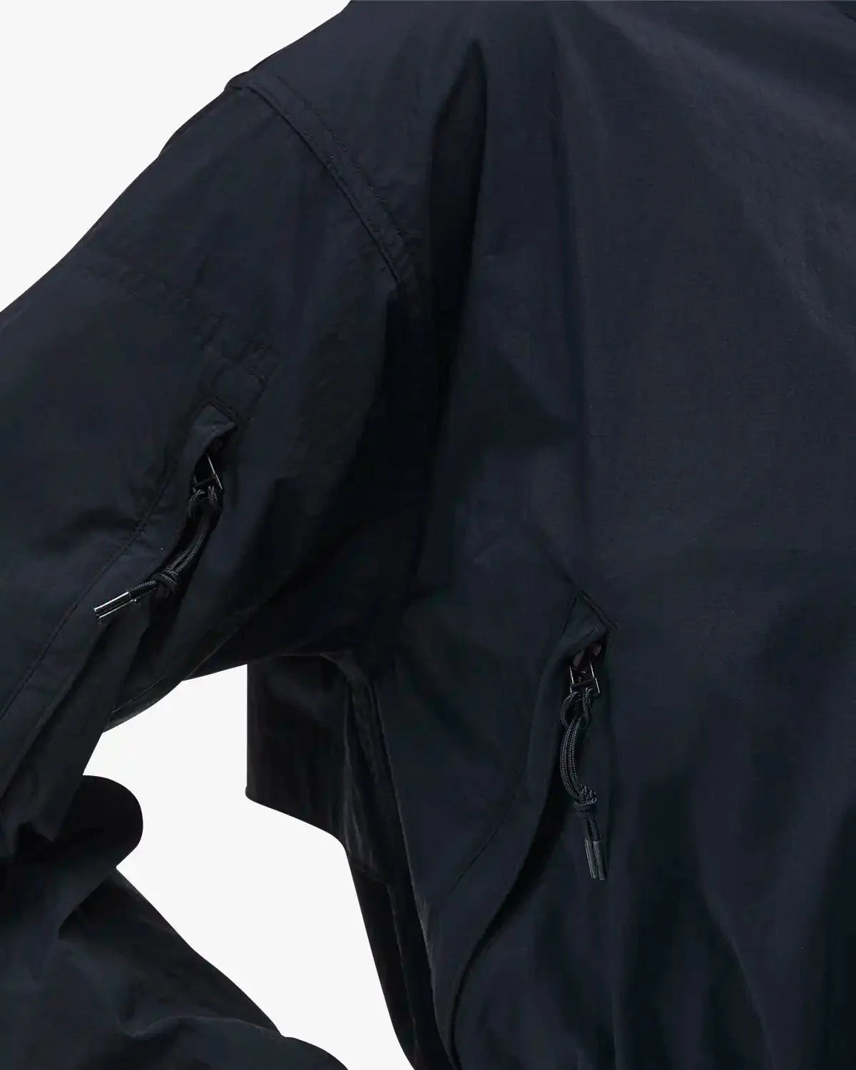 Women's Full Zip Windbreaker - Black