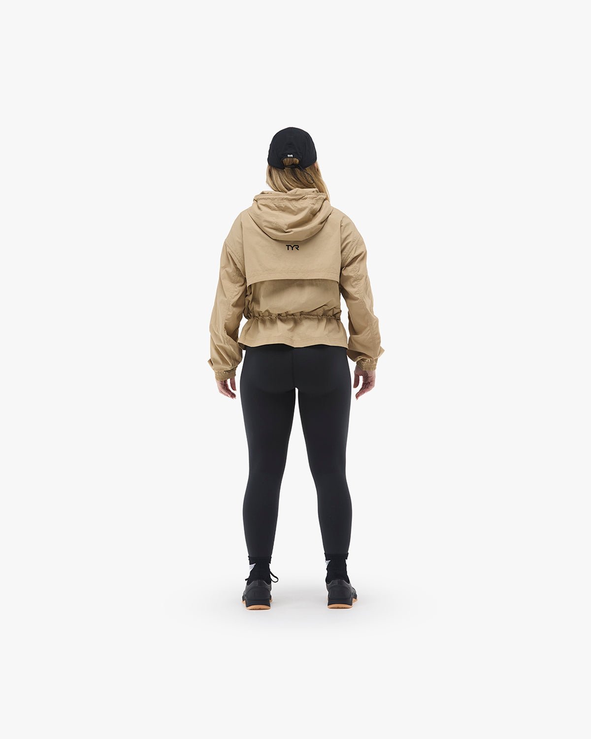 Women's Full Zip Windbreaker - Khaki