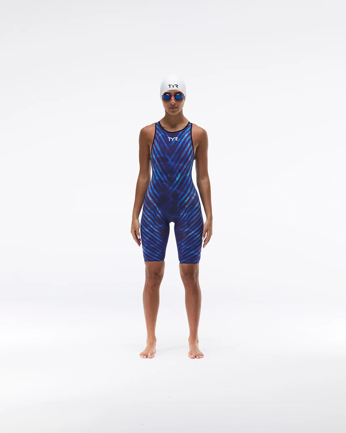 TYR x Katie Ledecky Women's Venzo Open Back Tech Suit - Bravix