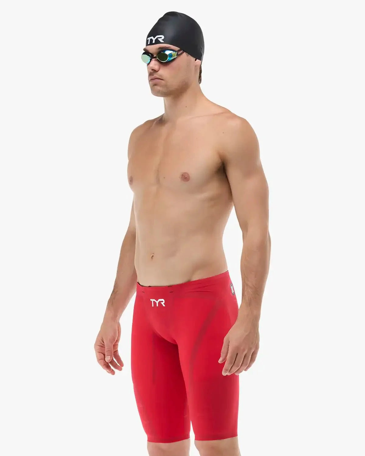 Men's Venzo Low Waist Jammer Tech Suit - Solid Non PFAS / Red