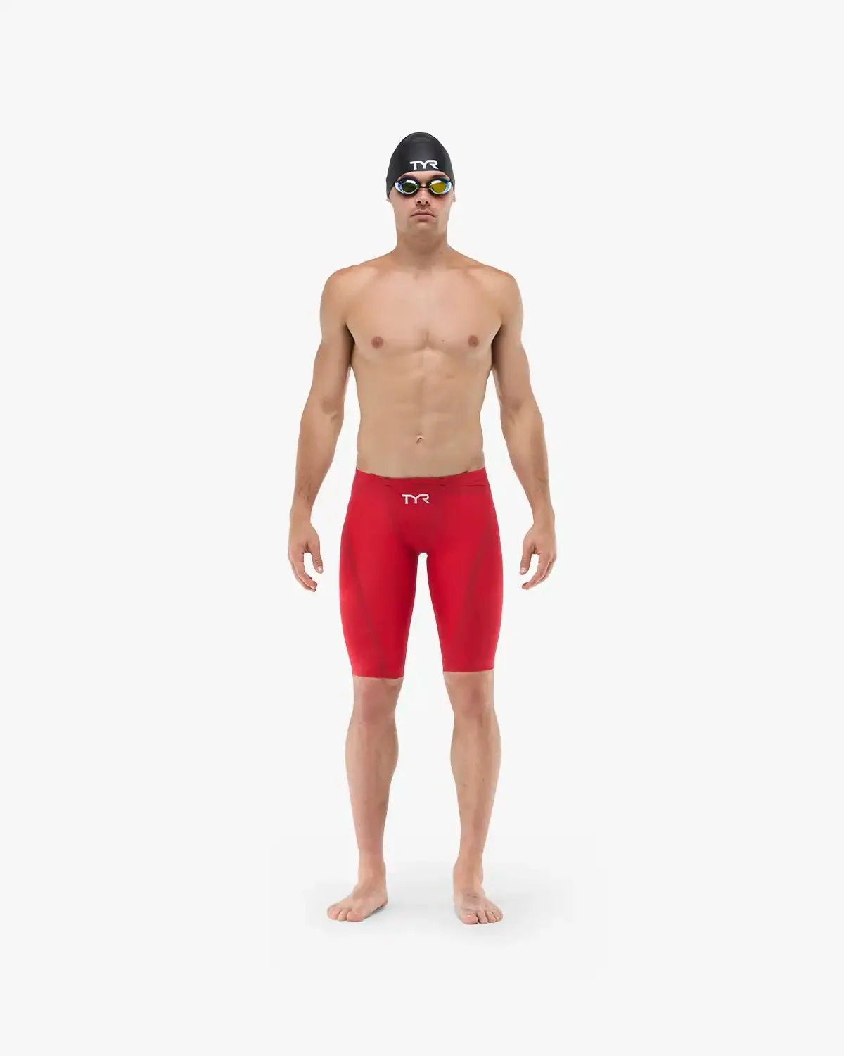 Men's Venzo Low Waist Jammer Tech Suit - Solid Non PFAS / Red