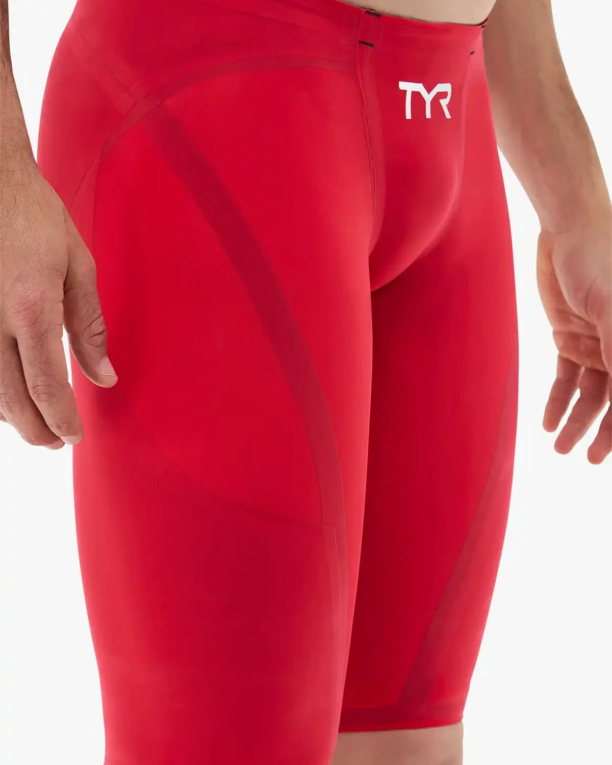 Men's Venzo Low Waist Jammer Tech Suit - Solid Non PFAS / Red