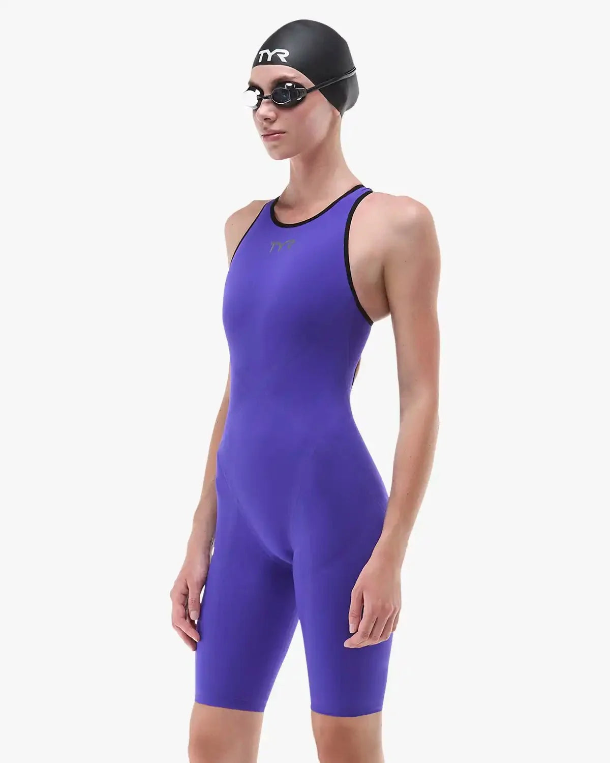 Women's Venzo Open Back Tech Suit - Solid - Non PFAS