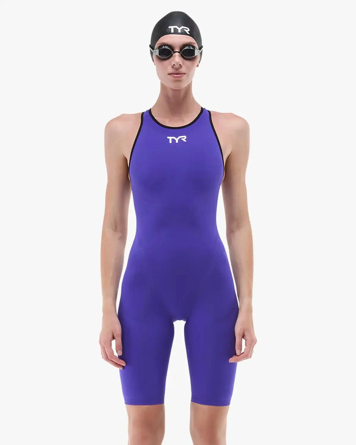 Women's Venzo Open Back Tech Suit - Solid - Non PFAS